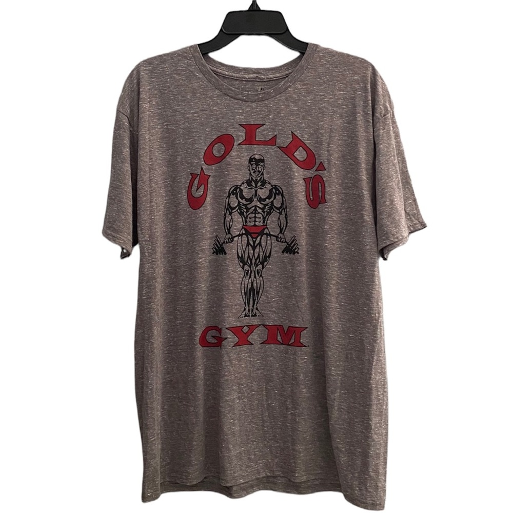 Heather Grey Vintage Old Gold’s Gym T-Shirt